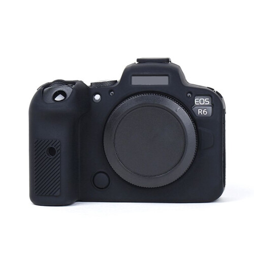 Silicone Protective Case for   R6 Mark II Non-Slip, Dustproof, Scratchproof Soft Case with Enhanced Grip Black 2