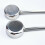 2X Pizza Spread Sauce Ladle Rubber Handle Flat Bottom Kitchen Cooking Spoon Stainless Steel 2 Oz 3
