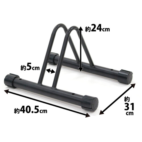Bicycle Stand with Stable Upright Support, 5Level Adjustable Single Bike Storage Rack, Small Black 1