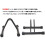 Bicycle Stand with Stable Upright Support, 5Level Adjustable Single Bike Storage Rack, Small Black 4