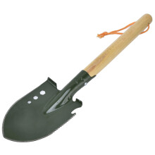 Edelstahl Militär-Schaufel 540g Tragbares Camping- und Gartenwerkzeug