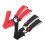Adjustable Ski and Snowboard Carry Strap, 2pcs Durable Shoulder Handles, Black Red 130cm 4