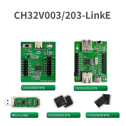2X CH32V003 Development Board Kit Evaluation Board 32-Bit General-Purpose RISC-V MCU Functional Application Assessment 1
