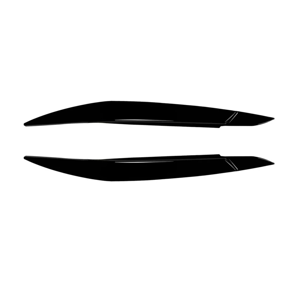 Gloss Headlight Eyebrow Trim Cover For Bmw X6 E71 20082014 Stylish Upgrade Black 9092120163681