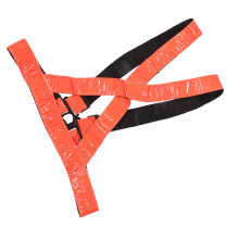 Reflective Safety Vest Visibility Neon Orange Adjustable Breathable Gear for Running Cycling and Construction