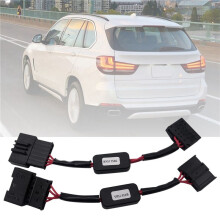 4Pcs DynamicTurn Signal Indicator LED Taillight Add- Module Cable Wire for X5 F15 X5M F85 2012-2018 Tail Light