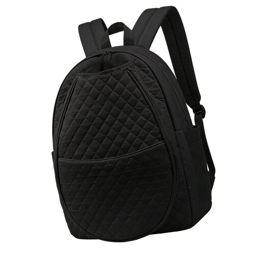 Practical Tennis Backpack With Luggage Strap Detachable-Black