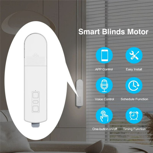 Tuya ZigBee  Electric Curtain Motor Chain Roller Blinds Pull Bead Curtain Control System for Alexa Yandex EU Plug 1