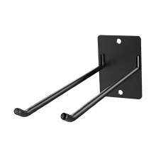 Wall Mounted Mop and Broom Holder Durable Iron Tool Organizer Rack with Multi Hooks for Garage and Garden