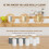 Faucet Extender Filter,8pcs Replacement Set with 2 Carbon Fiber & 6 PP Cotton Filters for Home Bathroom Kitchen 3