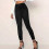Sport-Leggings mit Farbverlaufsmuster, elastische-Silber L 7
