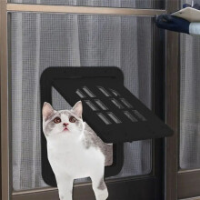 Huisdierdeur Afsluitbaar Binnendeurklep Kattenraam Deur Kattenhorren Barrière Schuifdeur Raamhorren Hondendeurinzet B