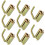 8PCS Heavy Duty E Track J Hooks 1900lbs Load Capacity Quick Slide Installation for Trailer Garage Storage 3