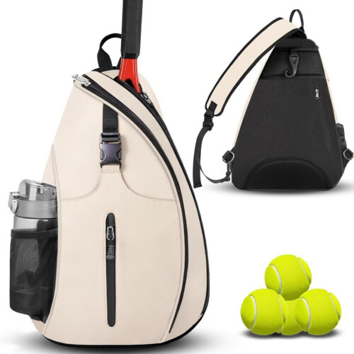 Adjustable Light weight Badminton Rackets Case-1off white 2