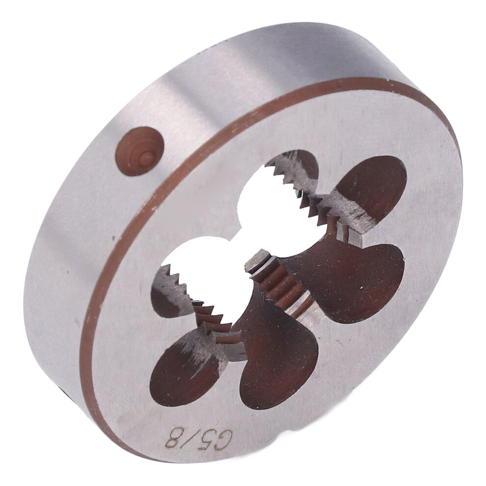 G5/8In Alloy Steel Round Threading Die Cylindrical Pipe Repair Tool 4901390450627