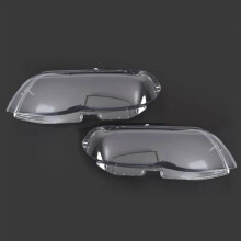 Clear Headlight Lens Cover Pair for BMW X5 E53 20042006 Scratch Resistant Direct Replacement