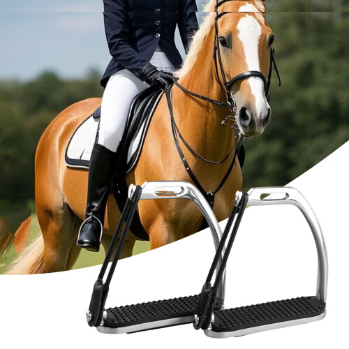 Étriers de moule moulés simples pour le cyclisme des chevaux-S/M 2