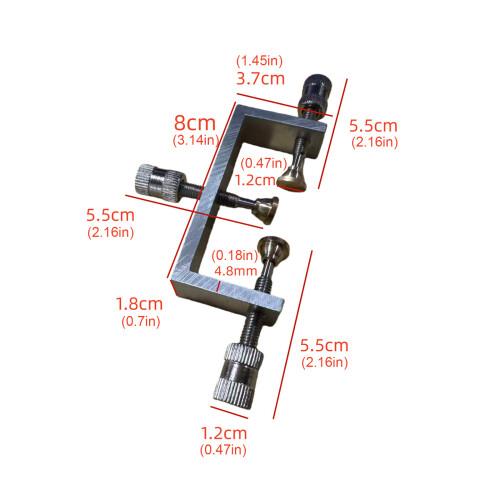 Adjustable Violin Crack Repair with Multiple Direction Screws 2
