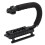 Handheld Video Stabilizer with LED Light & Microphone - Portable U-Shape Model 3