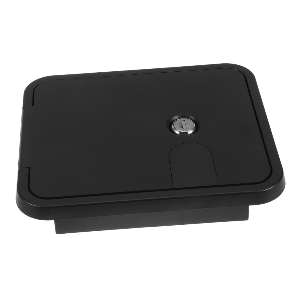 Waterproof Rv Compartment Lock With AntiâTheft System, Durable Camper Cable Hatch Door Handle, Black 9330225951582