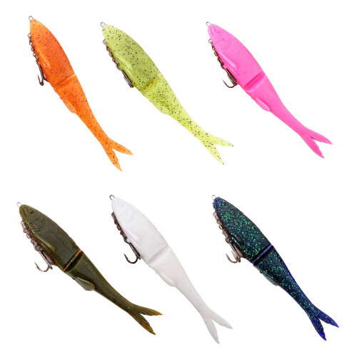 Leurres de pêche souples 12 cm/17 cm avec queue-O vis 17cm 35g 1