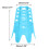 Simulator Tees, Indoor  Tees for Simulator, Practice  Mat Tees for Winter Turf and Driving Range 32Pcs 4