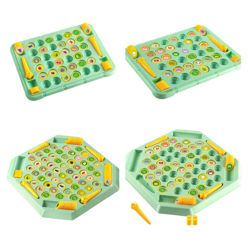 Animal Fruit Flip Chesses Board Game Strategy Board Game Flip-4 1