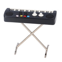 Kompaktes Elektronisches Orgelmodell 7 cm / 2,8 Zoll – Resin-Handbemalte Musikalische Dekoration