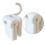 Crochet de support pour nœuds de violon, avec Clip pour-Blanc 6