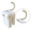 Crochet de support pour nœuds de violon, avec Clip pour-Blanc 7