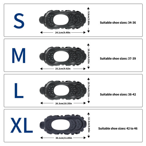 Light weight Ice Cleats for Boot Cold Resistant Minus 45-L 1