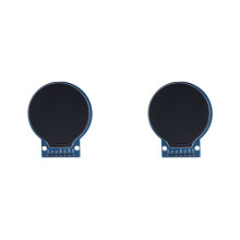 2X Module D'Affichage LCD TFT Couleur HD IPS de 1,28 Pouces, Carte Ronde à 7 Broches, Carte PCB à ÉCran Rond LED RVB