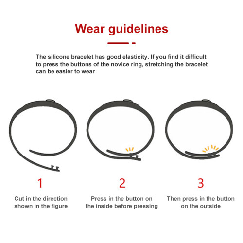 Silicone Anti Static Wristband Adjustable 7.5-23.5cm Black Blue Red 2