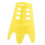 Mat Tees Yellow Plastic  Simulator Tees for Winter Turf and Driving Range Home Training  Tees 36Pcs 8