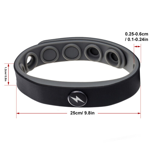 Adjustable Silicone Anti Static Wrist Strap 1.5cm Black Blue Red 2