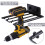 Power Tool Organizer with Drill Holder Wall Mount, Pegboard Charging Station for Garage, 1 Layer 4