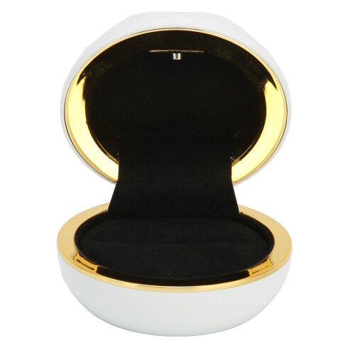 LED-Ringbox mit Licht, 78x47mm, Weiße Schmuckgeschenkbox 1
