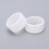 2pcs White Silicone Tennis Racket Handle Sweat Absorption Ring 5g 4