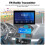 Tela Carplay Sem Fio, Som Automotivo HD de 7 Polegadas, Android Auto, Tela Retrato e Paisagem, Mirror Link 8