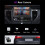 Rádio Carplay Android Auto Single Din Sem Fio, Som Automotivo Dobrável Manual de 7 Polegadas com Câmera de Ré, Mirror Link/AM/FM 7