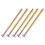 100pcs Pogo Pin Flat Head Spring Test Probes Brass 2.36mm Diameter PCB Testing 2