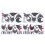 4pcs Kitchen Wall Stickers 60x30cm Chicken Shape PVC Decorative 2