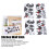 4pcs Kitchen Wall Stickers 60x30cm Chicken Shape PVC Decorative 7