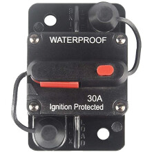 200 Amp Waterproof Manual Reset Circuit Breaker for 12V48V Marine, Car, Boat, ATV