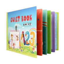 Quiet Book for Toddlers, Montessori Busy Book with Clear Number Recognition and Early Learning Fun for 3 Year Old Boys and Girls ZJS01