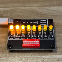 Soldering Practice Kit for Beginners DIY Electronics Training Board with Resistor Circuit Assembly