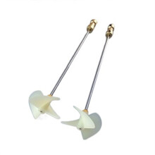 RC Boat Propeller and Coupling Kit 36mm Nylon Triblade Paddle 2mm Shaft Balanced Thrust Performance