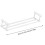 Adjustable Metal Scalable Shoe Rack Organizer for Entryway, Dorm, Garage - Expandable Storage White 6