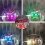 DC5V Four Spray Humidifier with Colorful Ambient Lighting, DIY Atomization Control Board, Ultrasonic Atomizer B 5