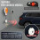 Garage Parking Sensor&Garage Parking Aid with LED Stop Light,Adjustable Ultrasonic Park Assistant EU Plug 3